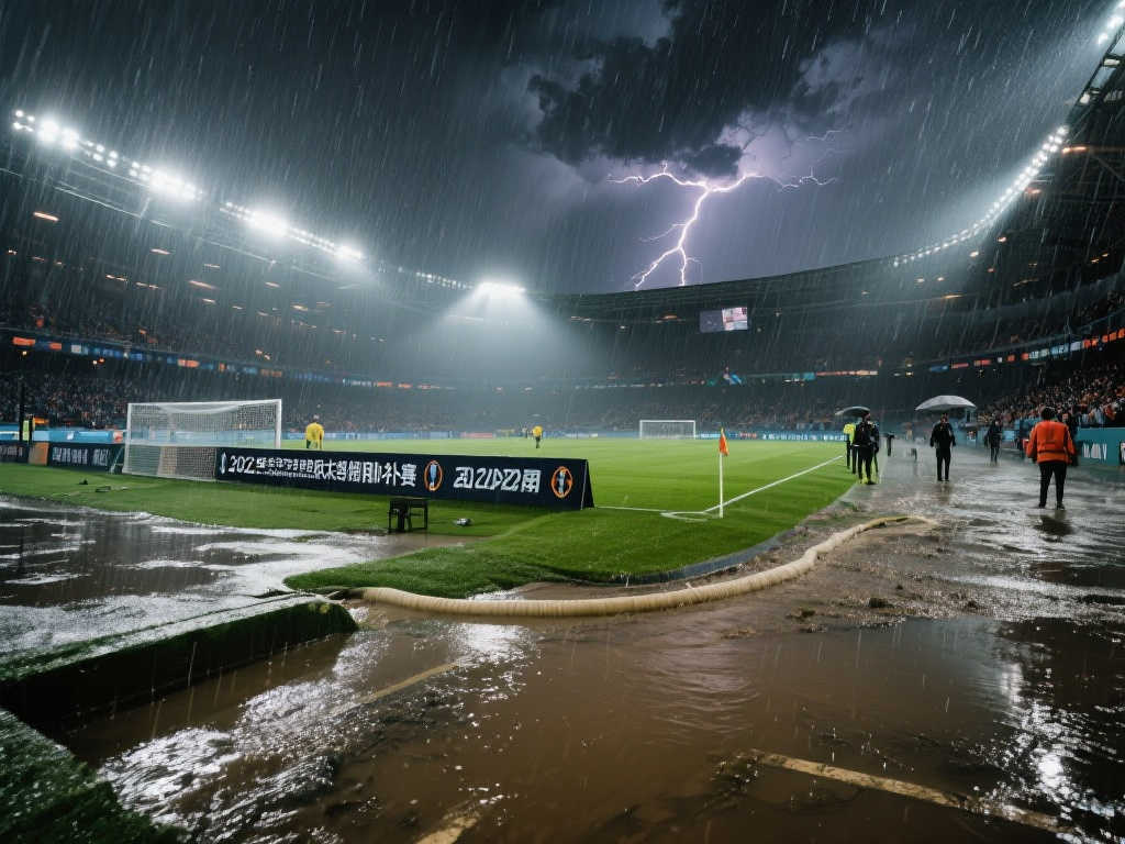 暴雨突袭!西海岸对阵三镇比赛延期至3日14点重启 暴雨突袭!西海岸对阵三镇比赛延期至3日14点重启